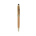 ECO-Friendly Bamboo stylus and ballpoint pen.
